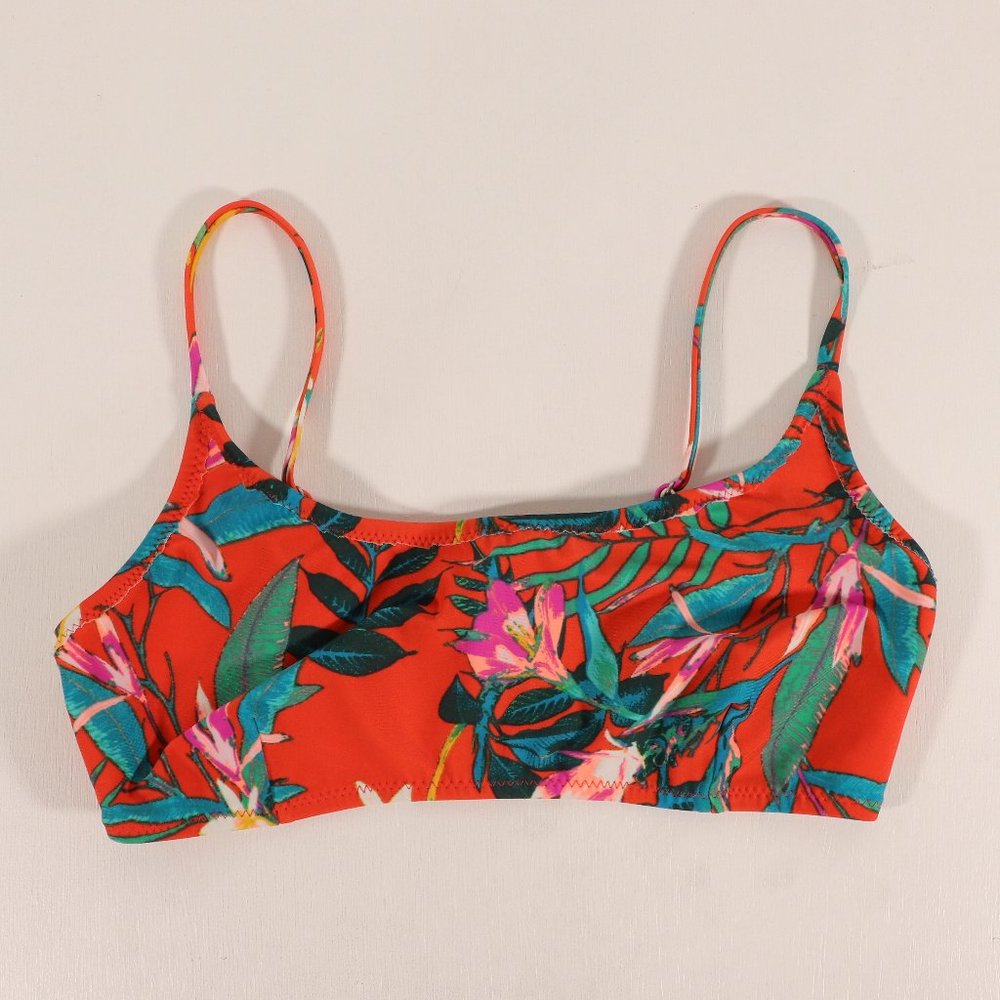 EUC Old NavyBandeau in Red Floral Size Small